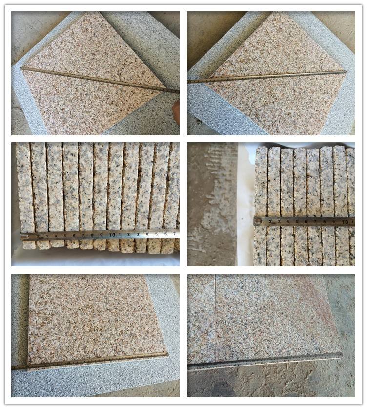 G682 Sunset Gold Flamed Granite Floor Tiles 60X60 Price