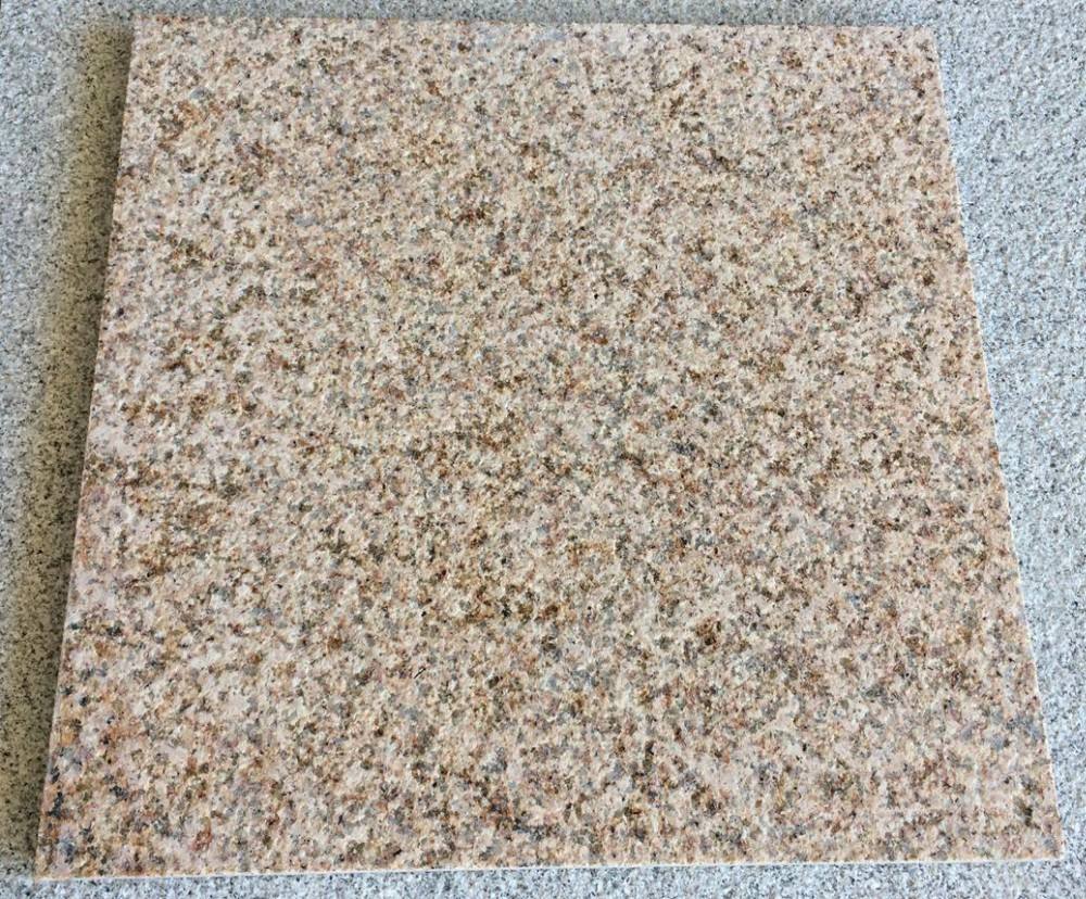 G682 Sunset Gold Flamed Granite Floor Tiles 60X60 Price