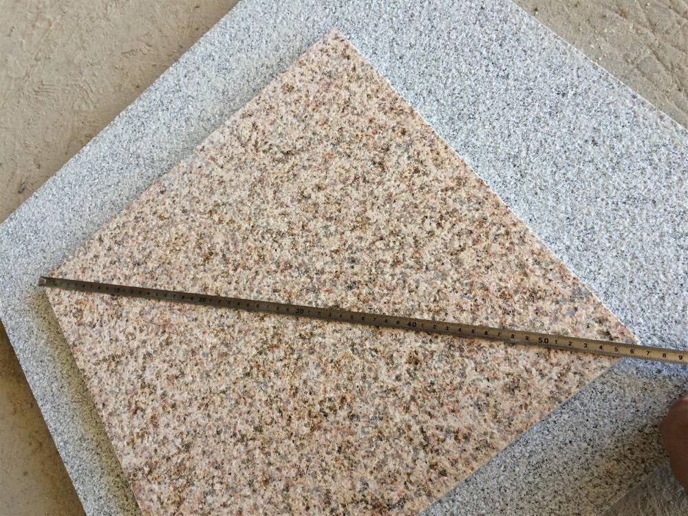 G682 Sunset Gold Flamed Granite Floor Tiles 60X60 Price