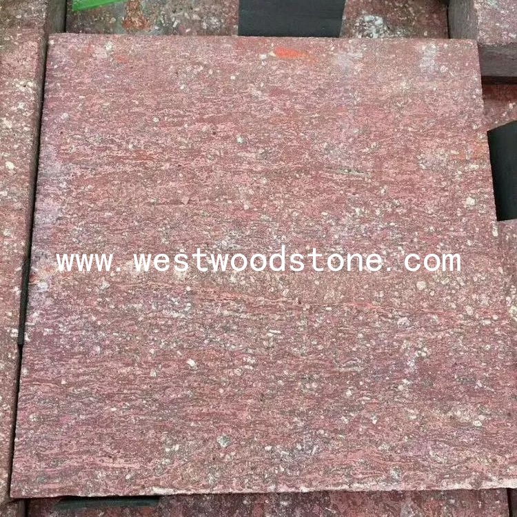 Red Porphyry Floor Tiles