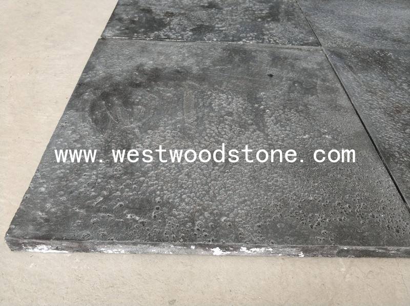 Absolute Mountain Black Limestone Travertine Marble French Pattern Floor Tile