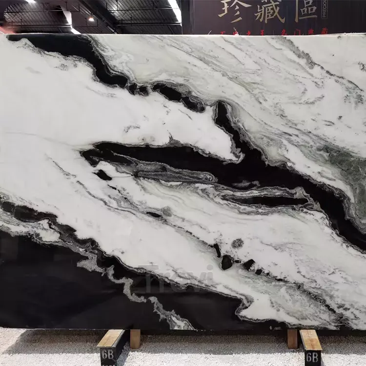 Panda White Marble Slabs